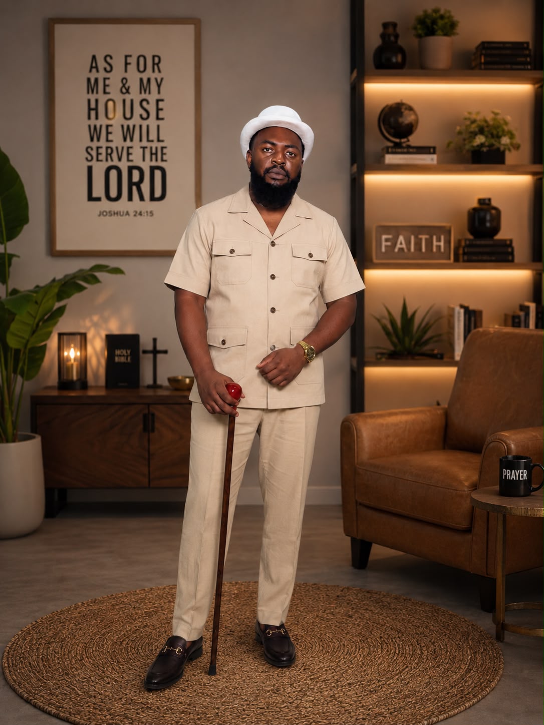 SELAH HERITAGE SAFARI SUIT - WHITE